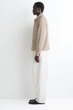 LOCKERE HEMDJACKE AUS BAUMWOLL-LEINEN-MIX
