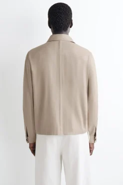 LOCKERE HEMDJACKE AUS BAUMWOLL-LEINEN-MIX