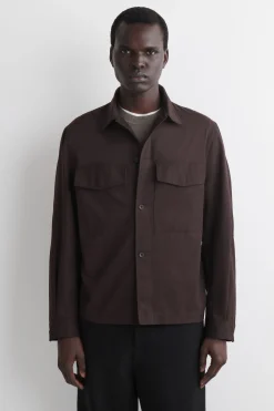 LOCKERE HEMDJACKE AUS BAUMWOLLE