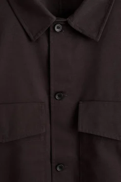 LOCKERE HEMDJACKE AUS BAUMWOLLE