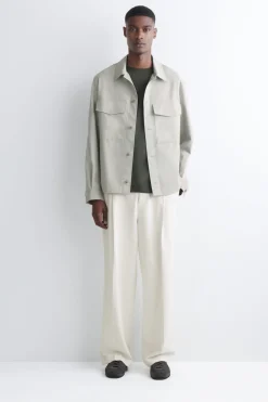 LOCKERE HEMDJACKE AUS BAUMWOLLE