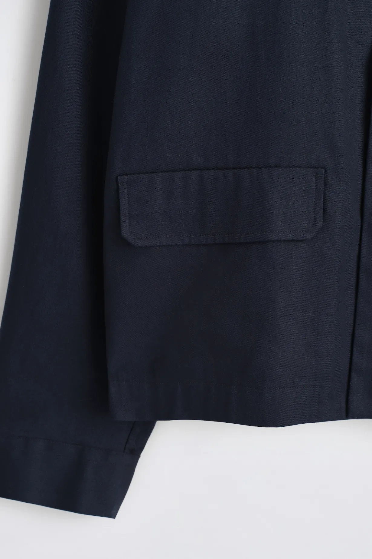 LOCKERE HEMDJACKE AUS BAUMWOLL-LEINEN-MIX