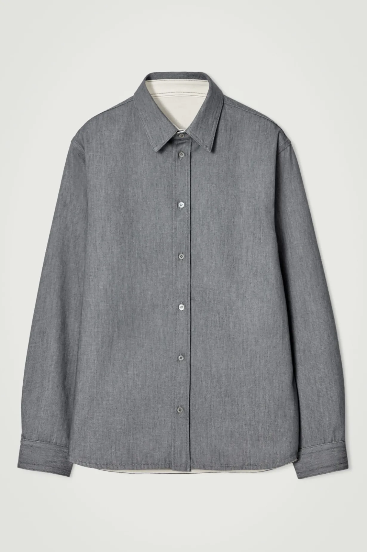 LOCKERE HEMDJACKE AUS DENIM