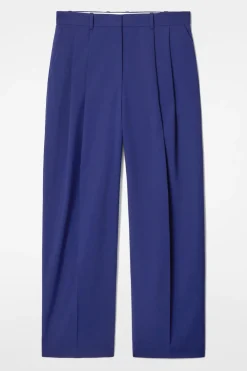 LOCKERE HOSE AUS TWILL MIT WEITEM BEIN