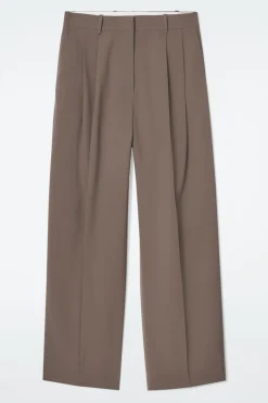 LOCKERE HOSE AUS TWILL MIT WEITEM BEIN