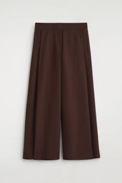 LOCKERE HOSE AUS WOLL-MIX MIT WEITEM BEIN