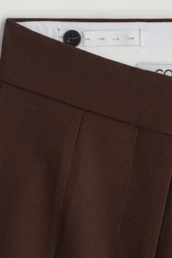 LOCKERE HOSE AUS WOLL-MIX MIT WEITEM BEIN