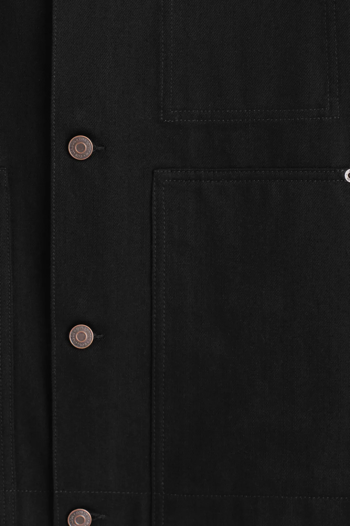 LOCKERE JEANSJACKE MIT WEBKANTE