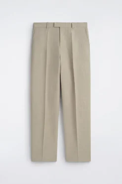 LOCKERE LEINENHOSE MIT GERADEM BEIN