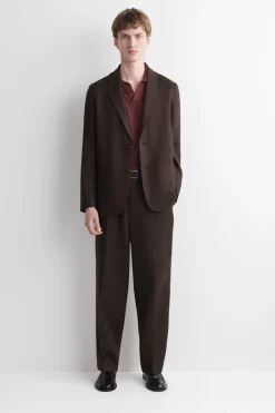 LOCKERE LEINENHOSE MIT SCHMAL ZULAUFENDEM BEIN