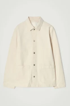 LOCKERE UTILITY-HEMDJACKE AUS DENIM
