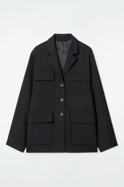 LOCKERER EINREIHIGER UTILITY-BLAZER