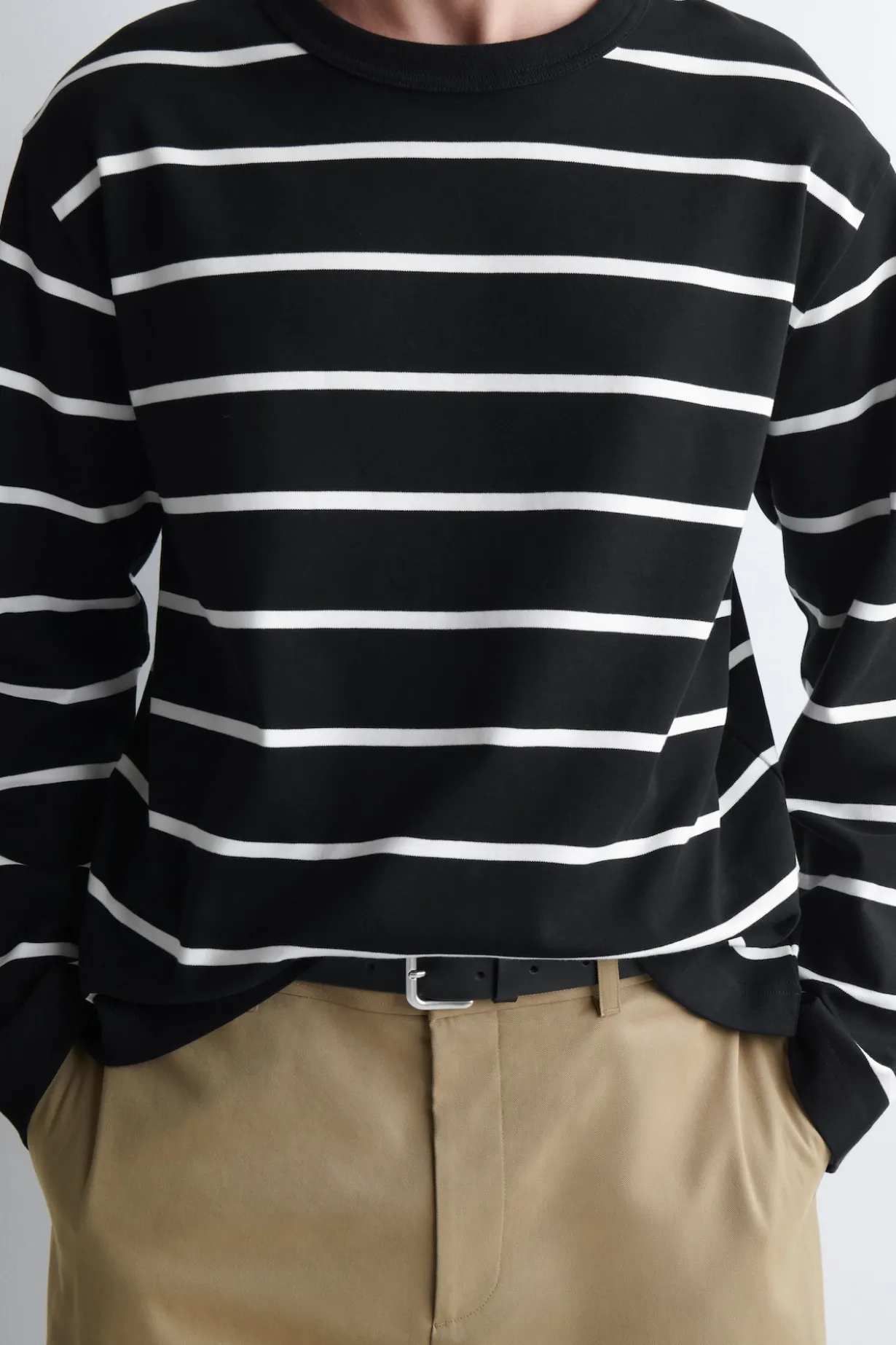 LOCKERES LANGARMSHIRT AUS JERSEY