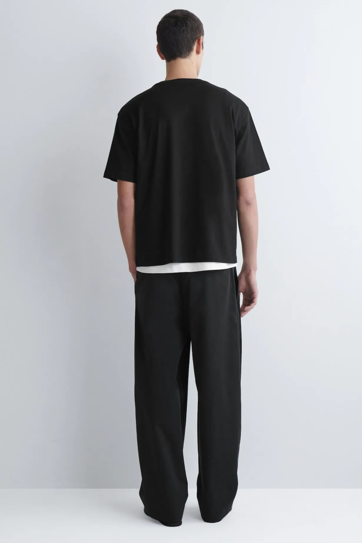 LOCKERES LEICHTES BAUMWOLL-T-SHIRT
