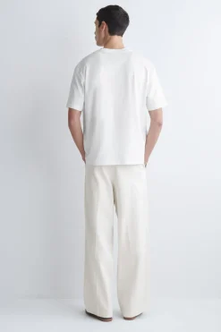 LOCKERES LEICHTES BAUMWOLL-T-SHIRT