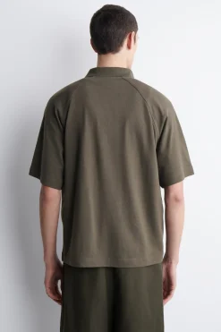 LOCKERES POLOSHIRT AUS BAUMWOLL-LEINEN-MIX