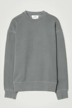LOCKERES SWEATSHIRT AUS VORGEWASCHENER BAUMWOLLE