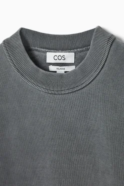 LOCKERES SWEATSHIRT AUS VORGEWASCHENER BAUMWOLLE