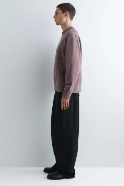 LOCKERES SWEATSHIRT AUS VORGEWASCHENER BAUMWOLLE