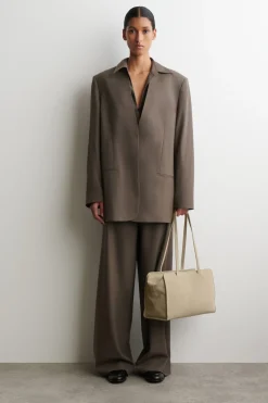 MARAIS BOWLINGTASCHE - VELOURSLEDER