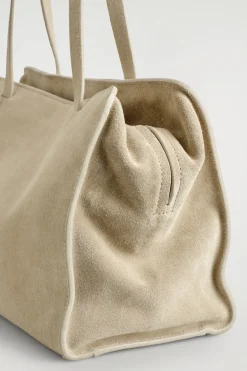 MARAIS BOWLINGTASCHE - VELOURSLEDER