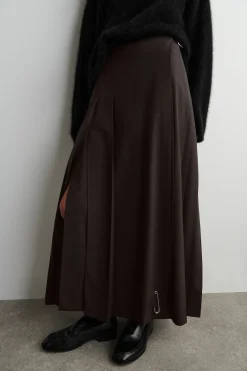MAXI-KILT AUS WOLL-MIX MIT GÜRTEL