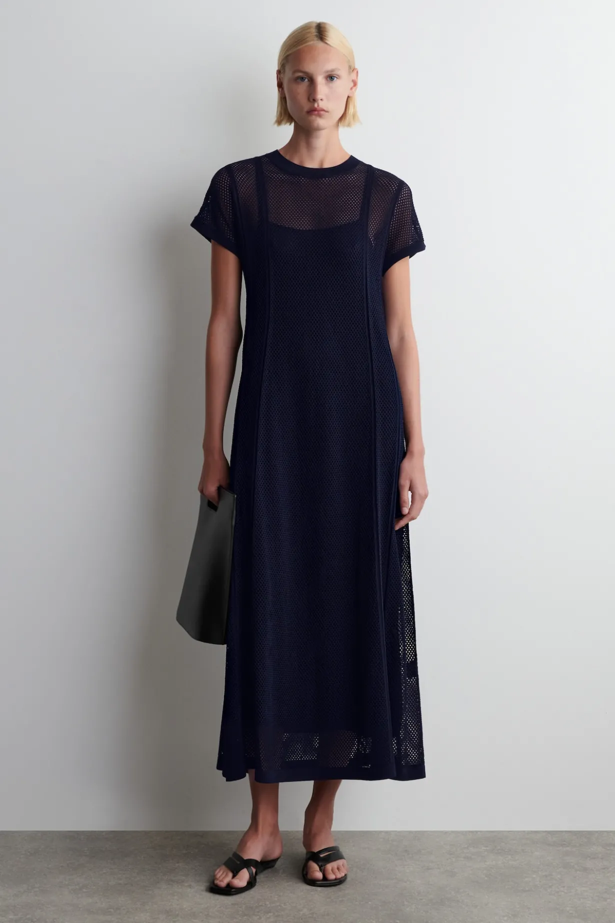 MAXIKLEID AUS BAUMWOLLE