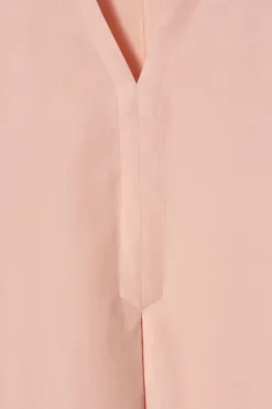 MAXIKLEID AUS LEINEN-MIX IN A-LINIE