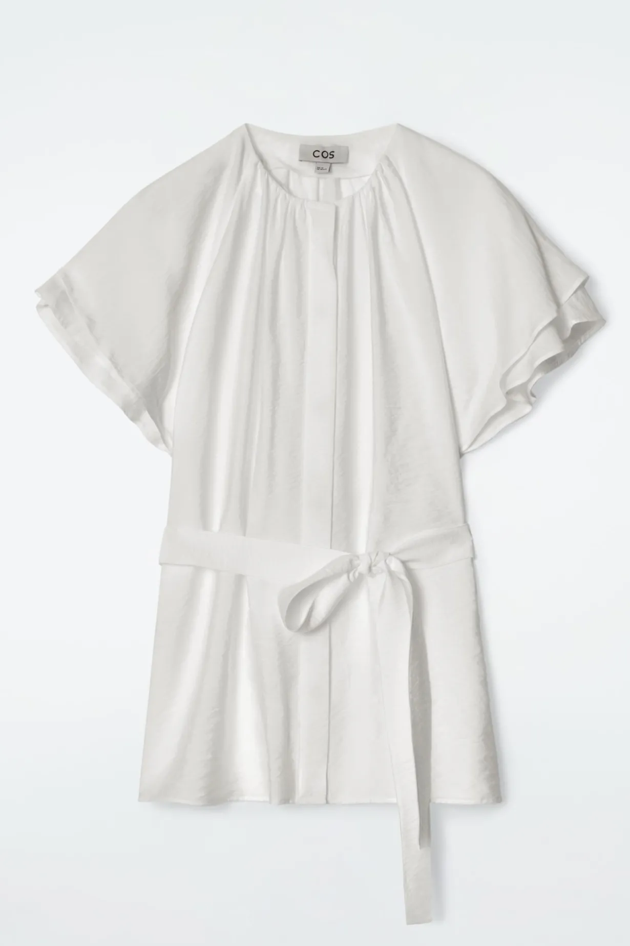 MEHRLAGIGE BLUSE MIT GÜRTEL