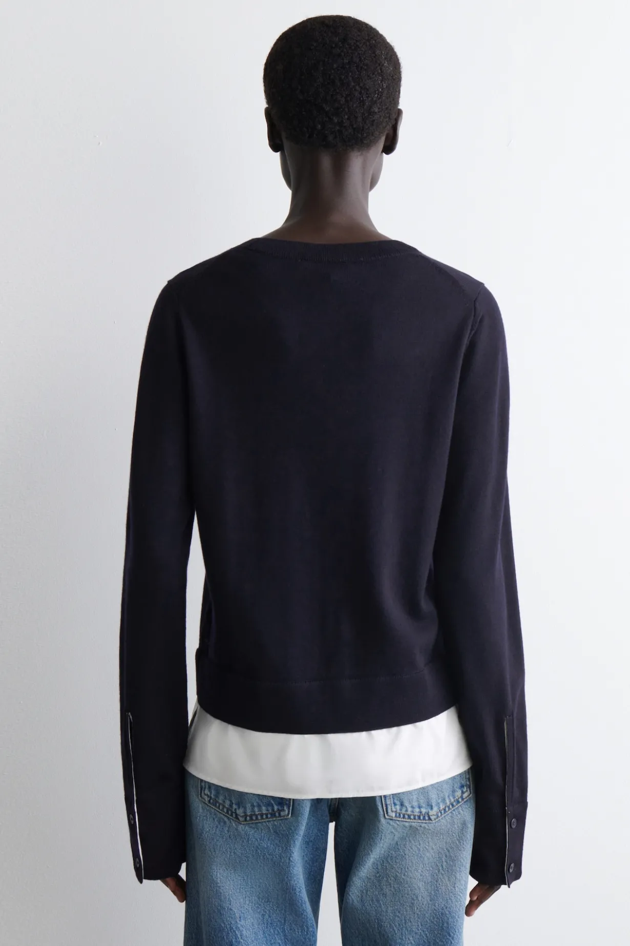 MEHRLAGIGER PULLOVER AUS MERINOWOLLE