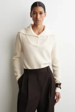 MEHRLAGIGER PULLOVER AUS MERINOWOLLE