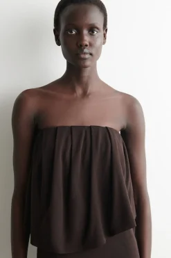 MEHRLAGIGES BANDEAU-MAXIKLEID