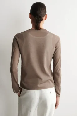 MEHRLAGIGES LANGÄRMLIGES STRICKOBERTEIL
