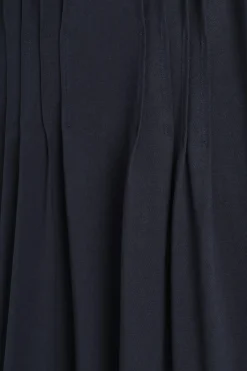 MIDIKLEID AUS BAUMWOLLE MIT BIESEN