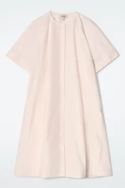 MIDIKLEID AUS BAUMWOLLE MIT RAGLANÄRMELN