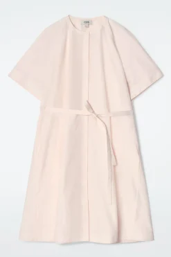 MIDIKLEID AUS BAUMWOLLE MIT RAGLANÄRMELN