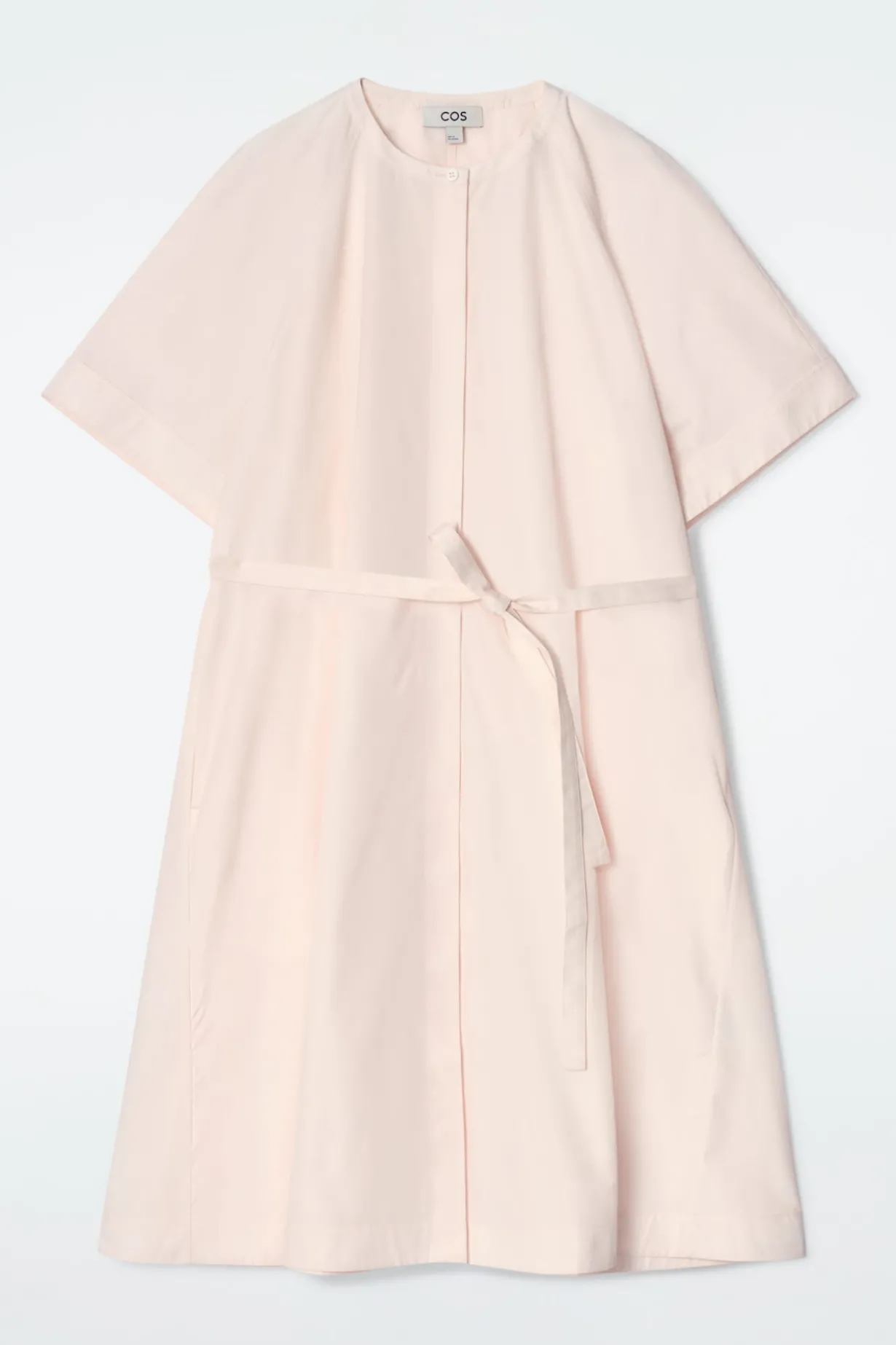 MIDIKLEID AUS BAUMWOLLE MIT RAGLANÄRMELN