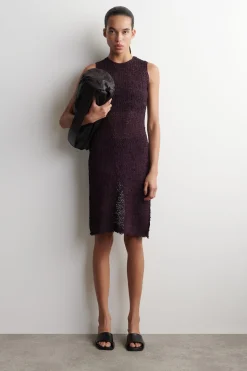 MIDIKLEID AUS GEHÄKELTEM BÄNDCHENGARN
