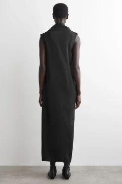 MIDIKLEID MIT DRAPIERUNG UND VOLANTS