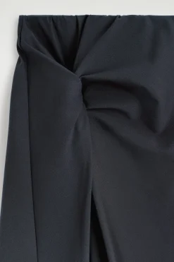 MIDIROCK AUS JERSEY MIT TWIST-DETAIL