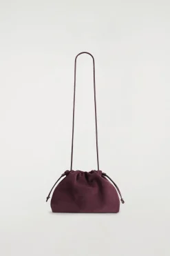 MINI CAVATELLI CLUTCH - VELOURSLEDER
