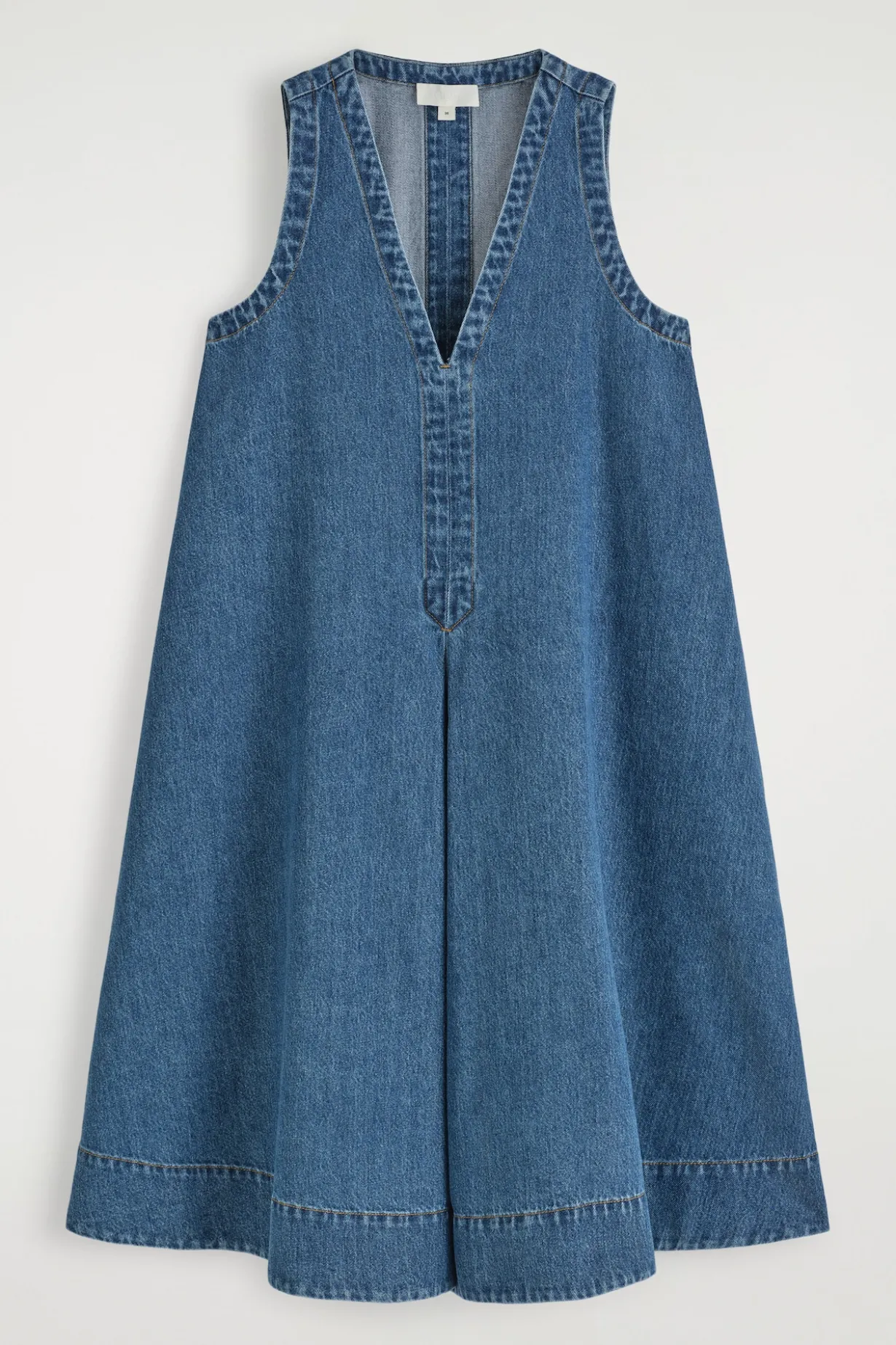 MINIKLEID AUS DENIM IN A-LINIE