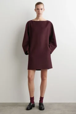 MINIKLEID AUS DOUBLEFACE-WOLLE