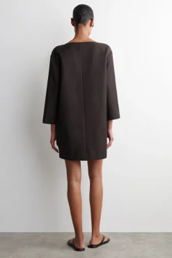MINIKLEID AUS LEINEN IN A-LINIE