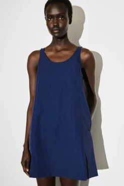 MINIKLEID AUS NYLON MIT JERSEYEINSÄTZEN