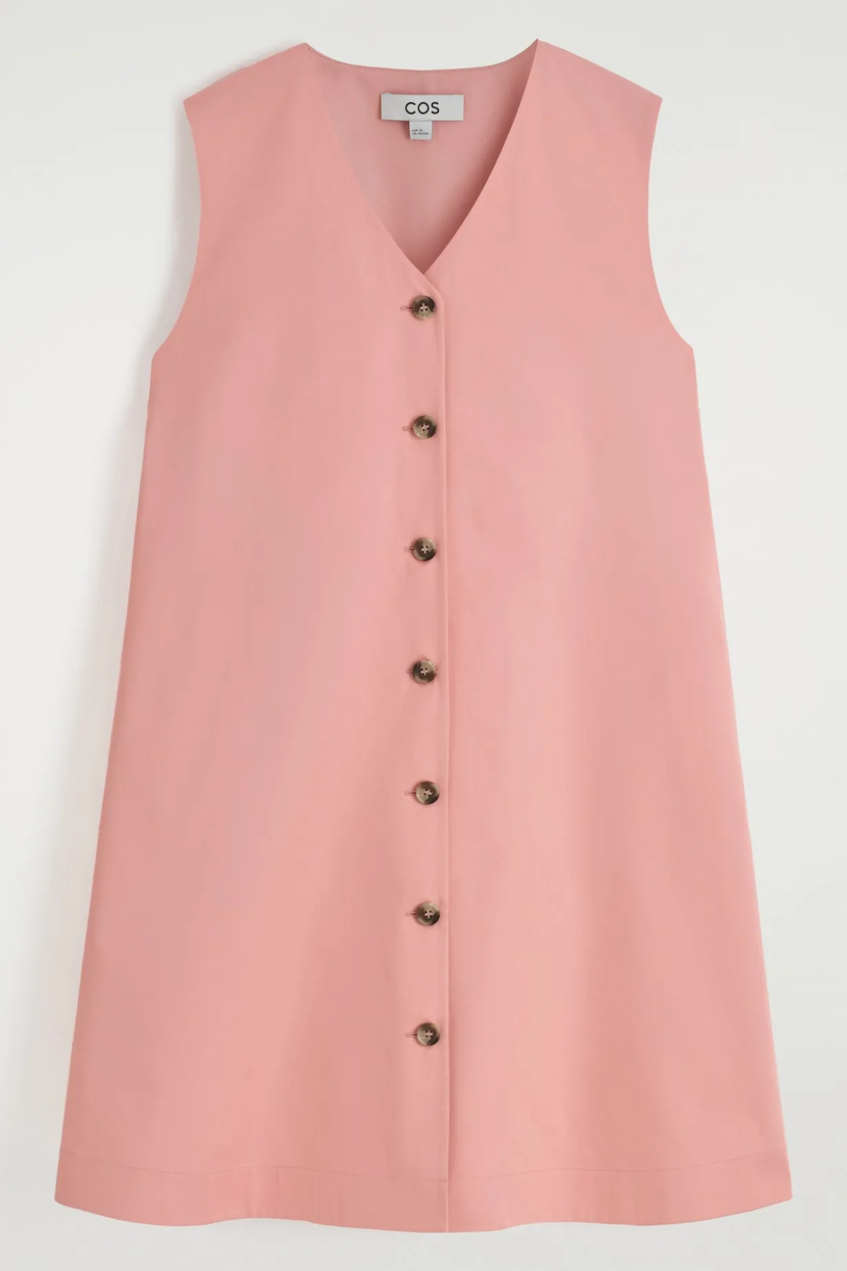 MINIKLEID AUS PIMA-BIOBAUMWOLLE MIT KNÖPFEN