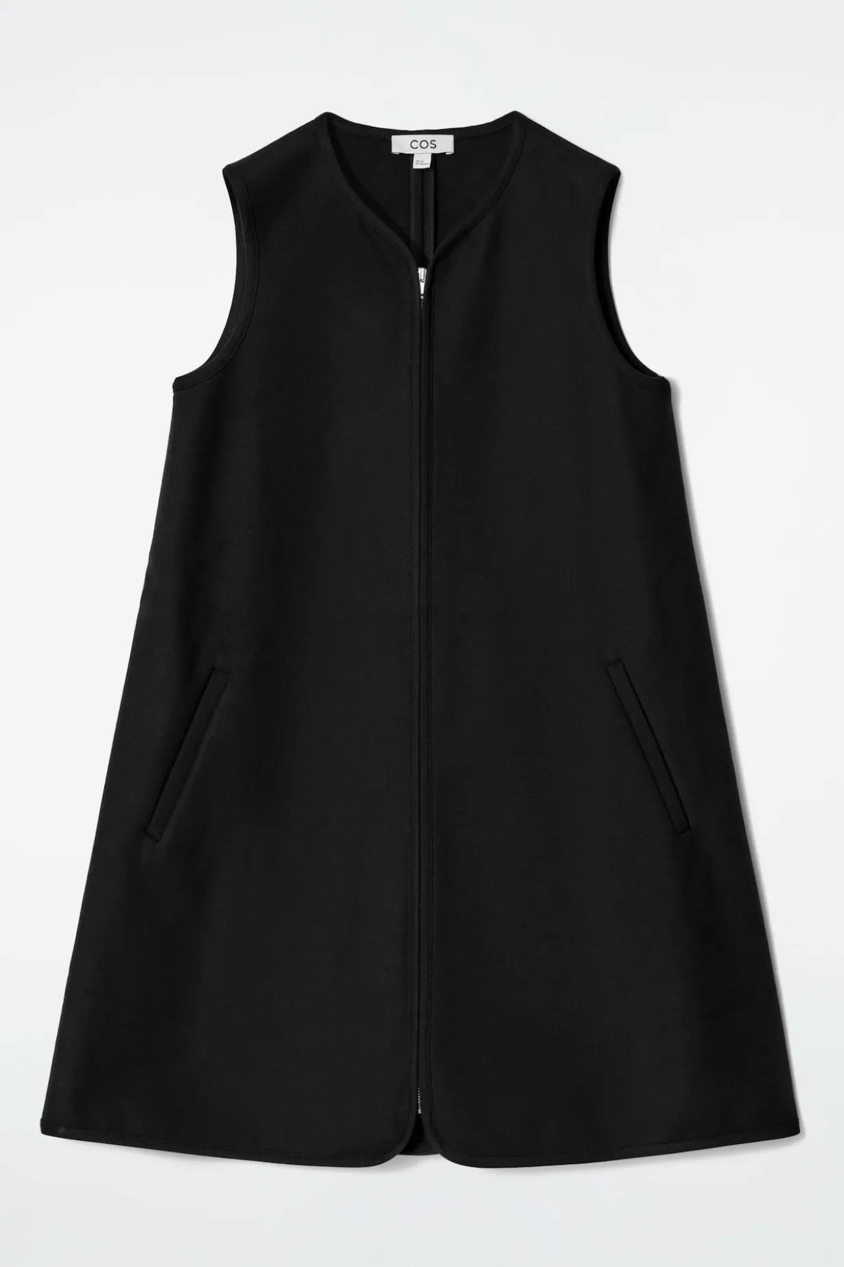 MINIKLEID AUS SCUBA-JERSEY MIT REISSVERSCHLUSS