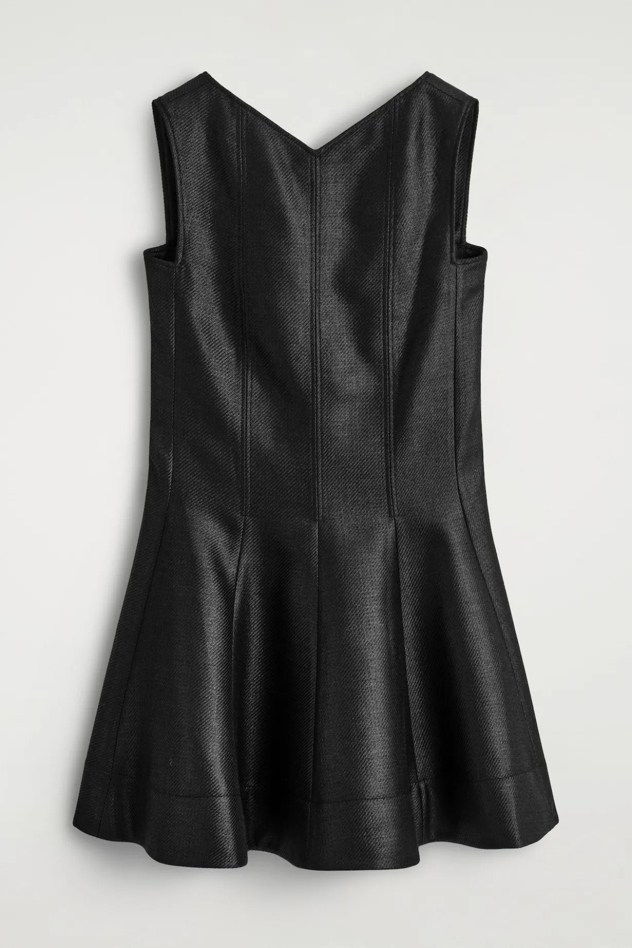 MINIKLEID AUS WOLL-MIX IN METALLIC-OPTIK