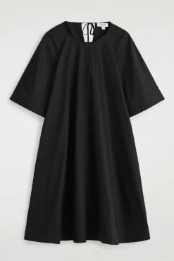 MINIKLEID IN A-LINIE MIT BINDEDETAIL