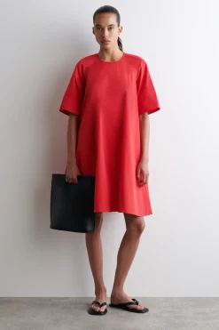 MINIKLEID IN A-LINIE MIT BINDEDETAIL